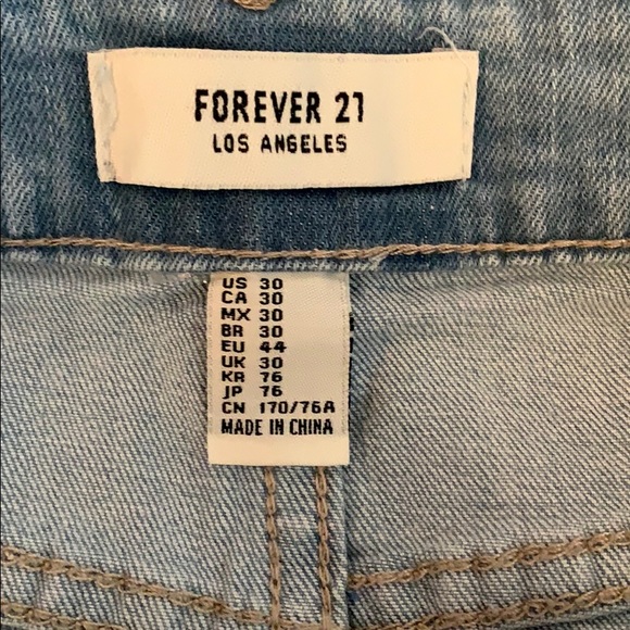 NWT FOREVER 21 DENIM SKIRT - Picture 3 of 5